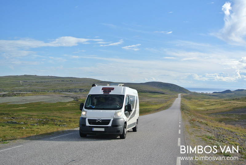 Viaje en furgoneta Camper a Noruega. Bimbos Van