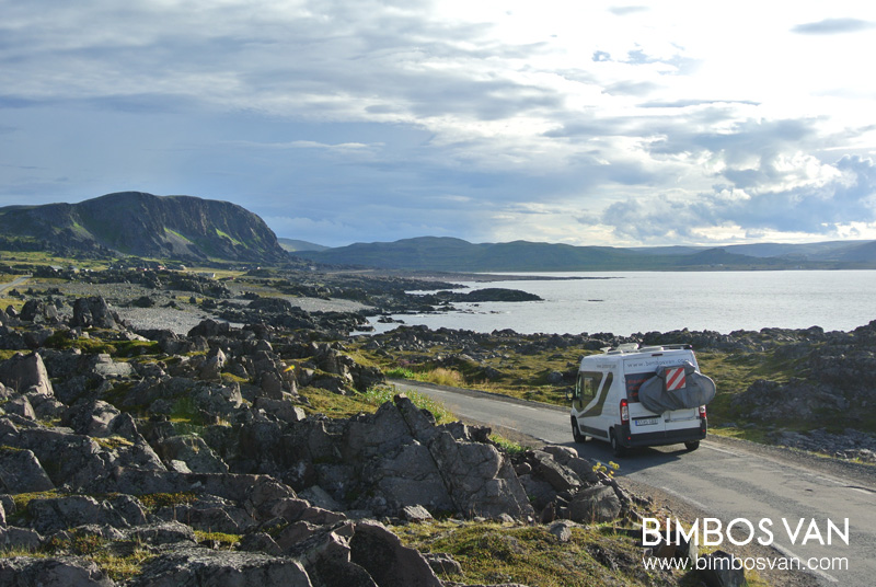 Viaje en furgoneta Camper a Noruega. Bimbos Van