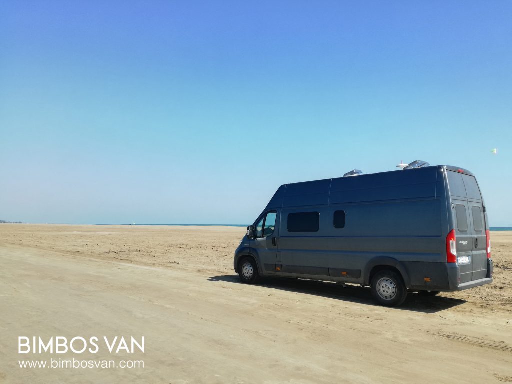 Delta del Ebro en furgoneta Camper. Bimbos Van. 