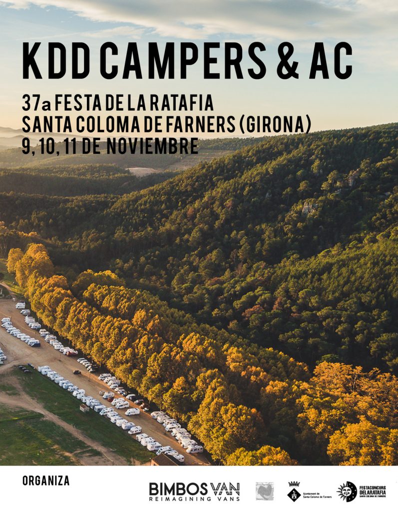 KDD Camper Bimbos Van. Festa de la Ratafia Santa Coloma de Farners 2018