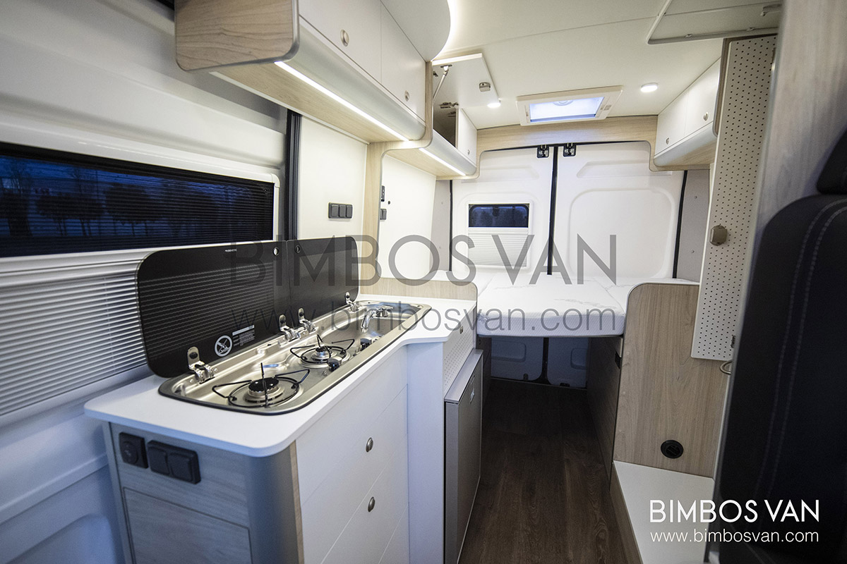 Ducato H2 L2 2 plazas Bimbos Van. Equipación furgonetas camper Girona